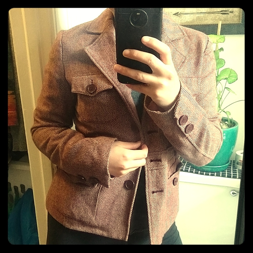 Patterned blazer